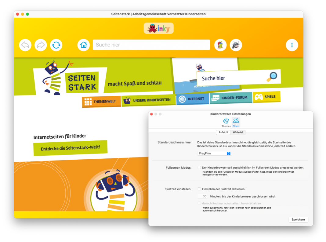 Kinderbrowser Screenshot